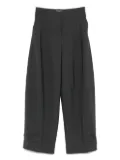 P.A.R.O.S.H. pleated button-fastening trousers - Grey