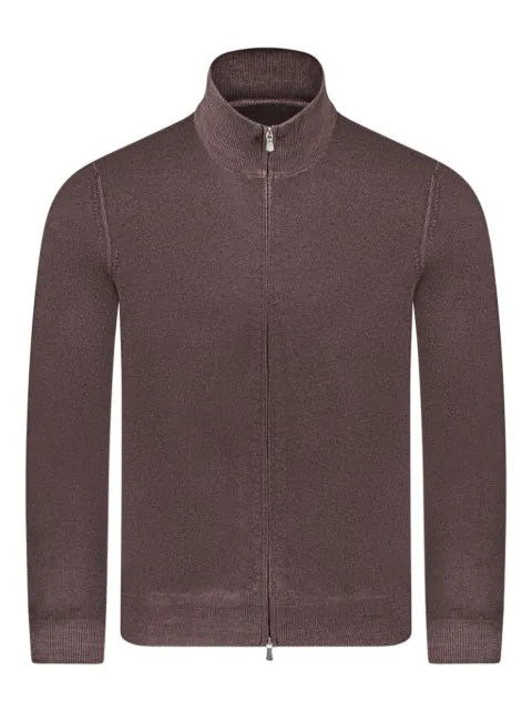 Gran Sasso zip-fastening wool cardigan