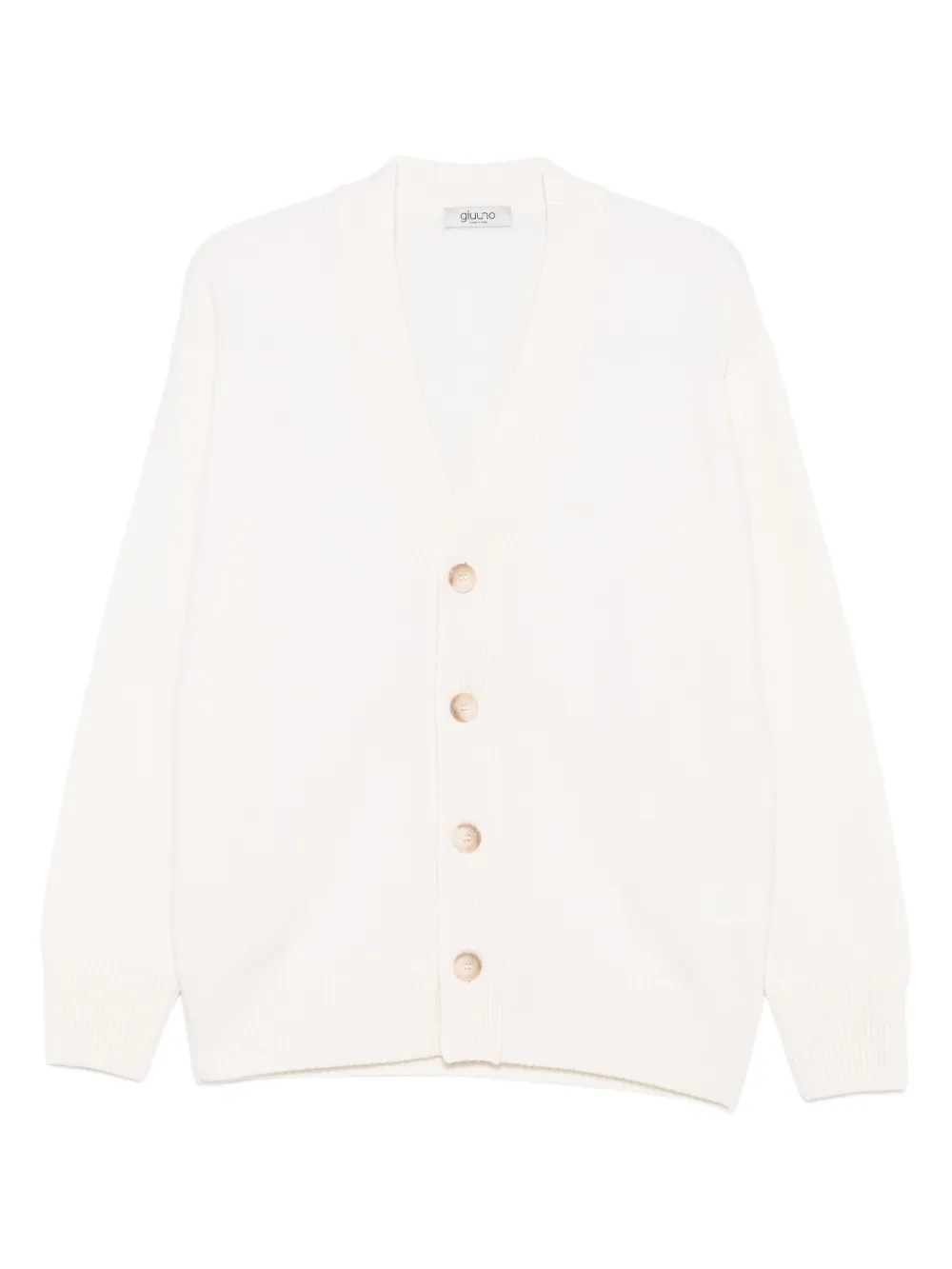GIUUNO V-neck cardigan | White | Image 1