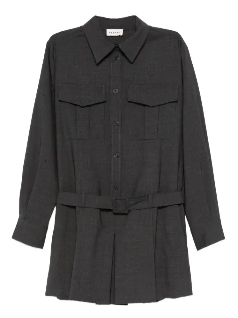 P.A.R.O.S.H. pleat-detailing mini dress