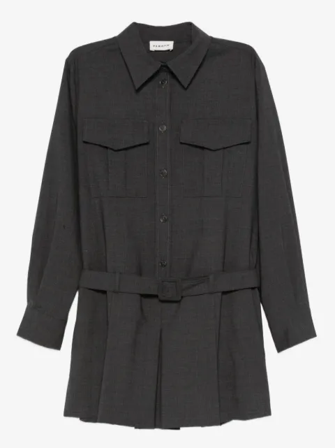 P.A.R.O.S.H. robe courte à détails plissés