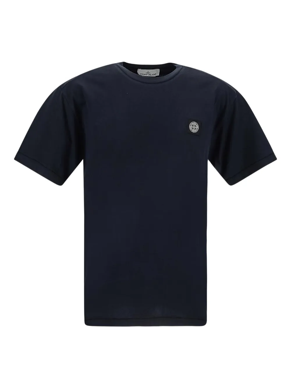 Stone Island playera con parche del logo | negro | Image 1