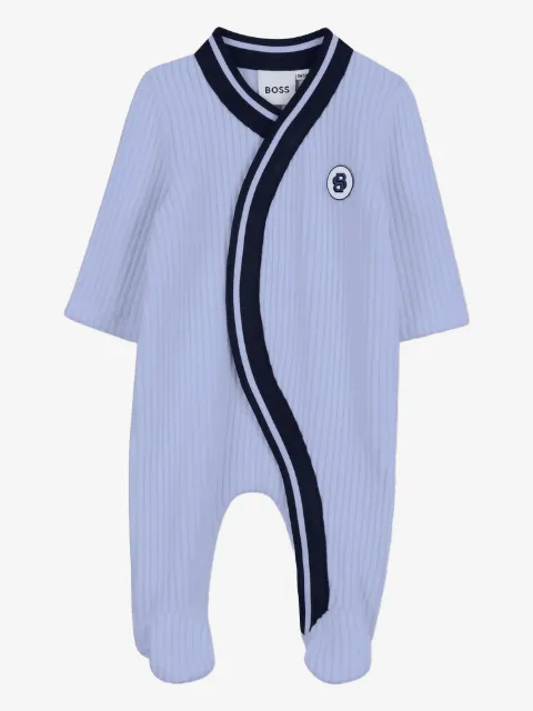 BOSS Kidswear logo-patch babygrow
