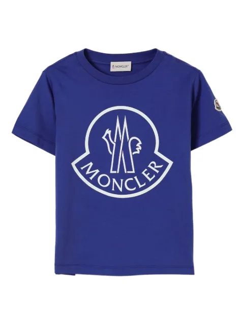 Moncler Enfant t-shirt à plaque logo
