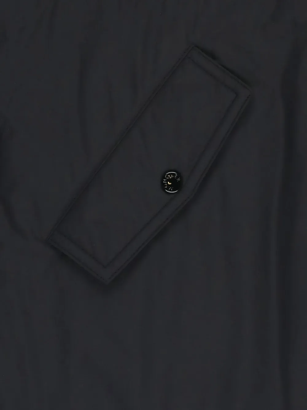 Moncler Enfant Jas met capuchon en knopen Zwart