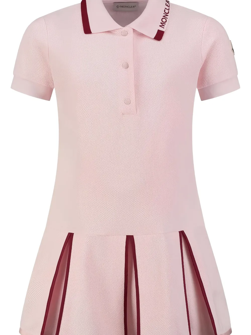 Moncler Enfant Geplooide polojurk Roze