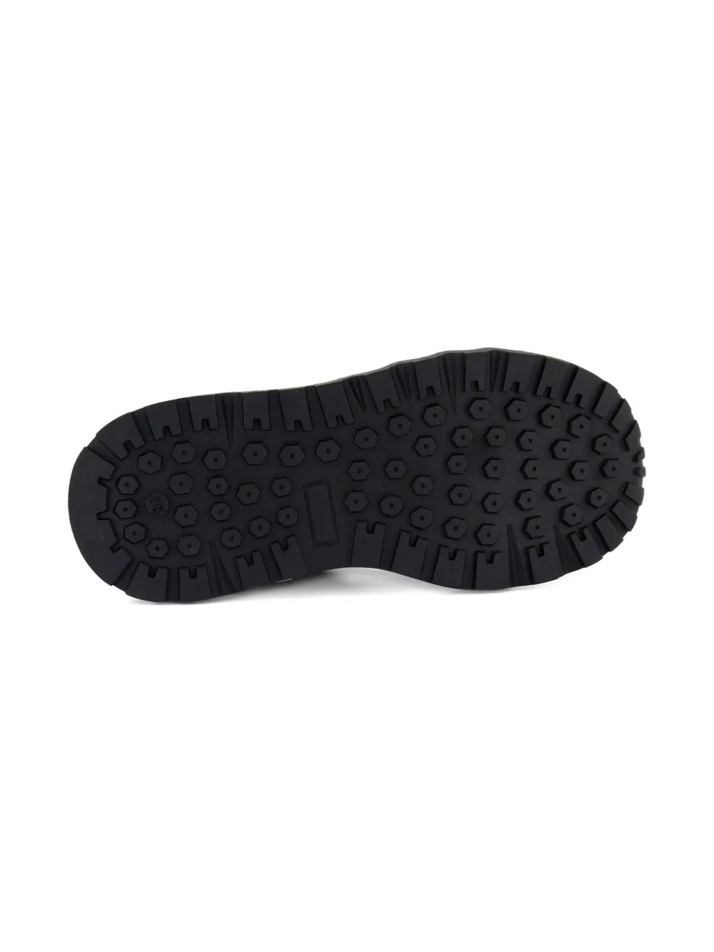 DSQUARED2 KIDS mesh panelled lace-up sneakers Groen