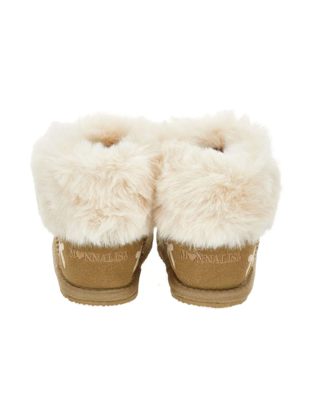 Monnalisa Stiefeletten Mit Strass Und Schleifen In Brown