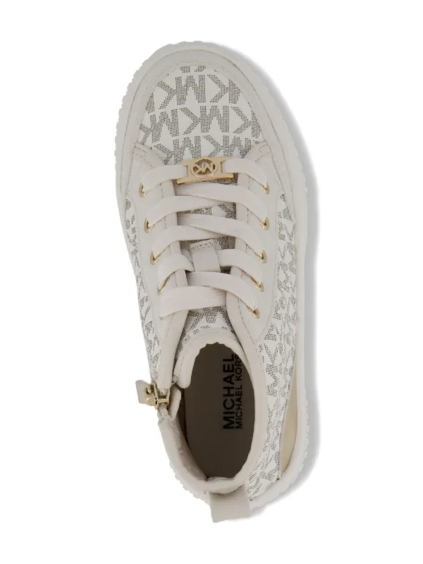 Michael Kors Kids monogram-pattern Sneakers Neutrals FARFETCH ID