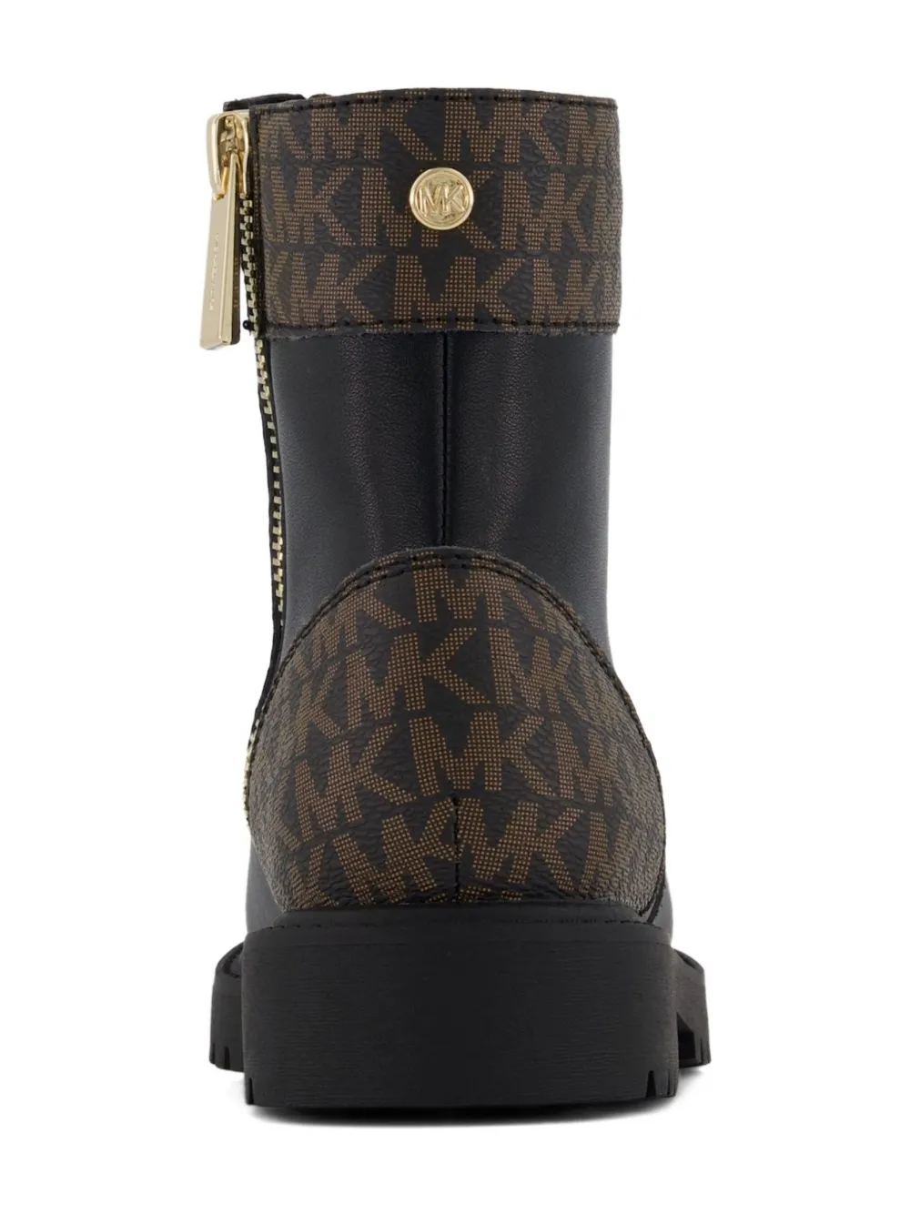 Michael Kors Kids lace-up logo boots Black