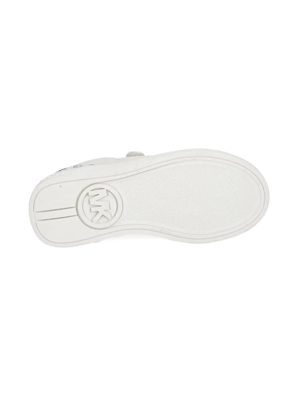Michael Kors Kids logo-embellished strap sneakers Neutrals