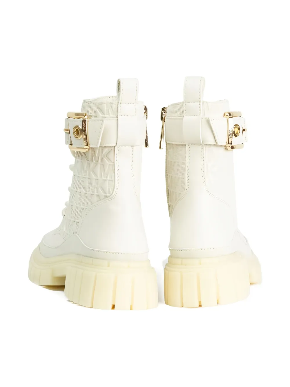 Michael Kors Kids quilted buckle boots Neutrals