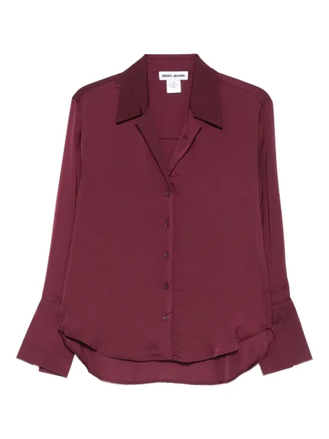 DKNY button-front long-sleeve shirt