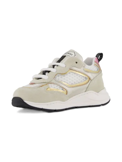 DSQUARED2 KIDS mesh-panel suede sneakers