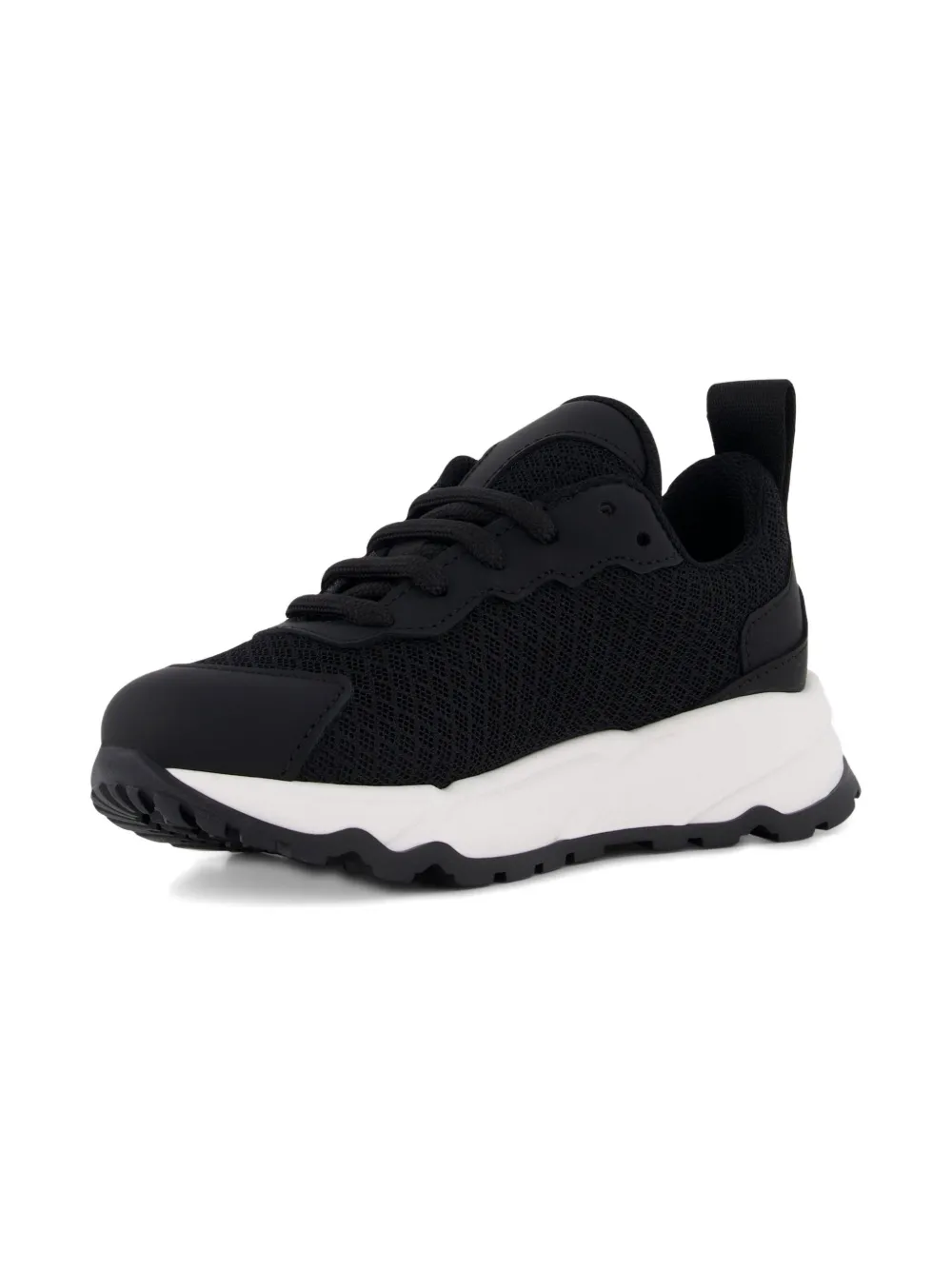 DSQUARED2 KIDS logo-print mesh sneakers Zwart