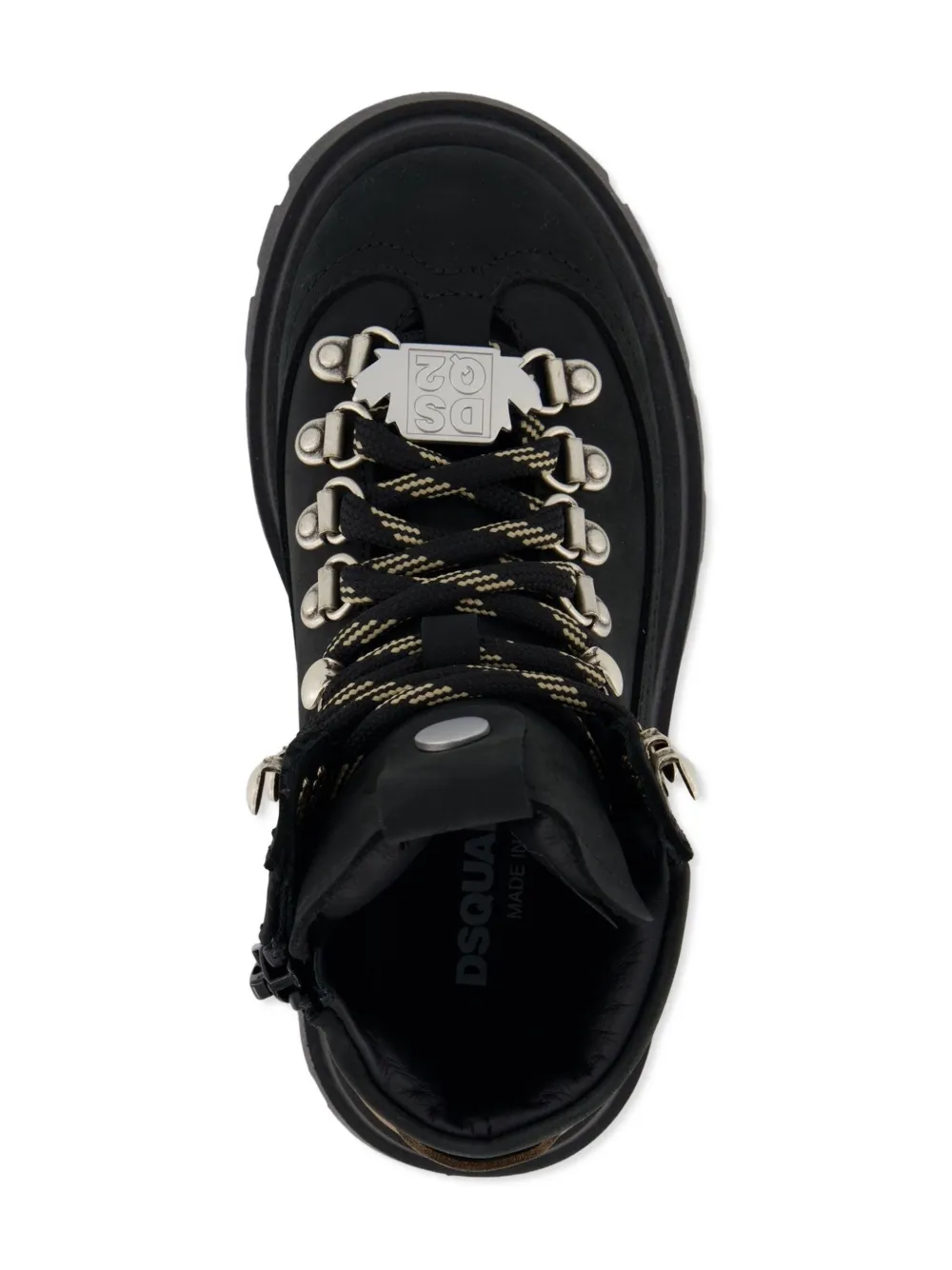 Dsquared2 Lace-up Chunky Boots In Black
