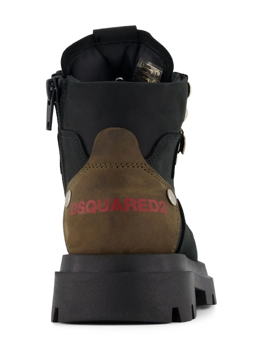 Dsquared2 Lace-up Chunky Boots In Black