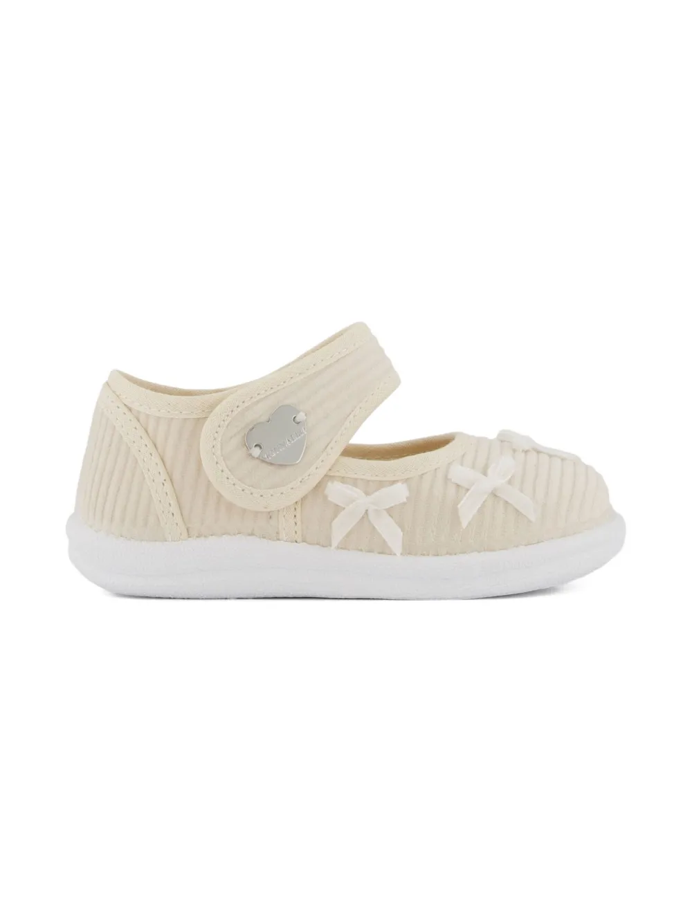 Monnalisa Ballerina's verfraaid met strik - Beige