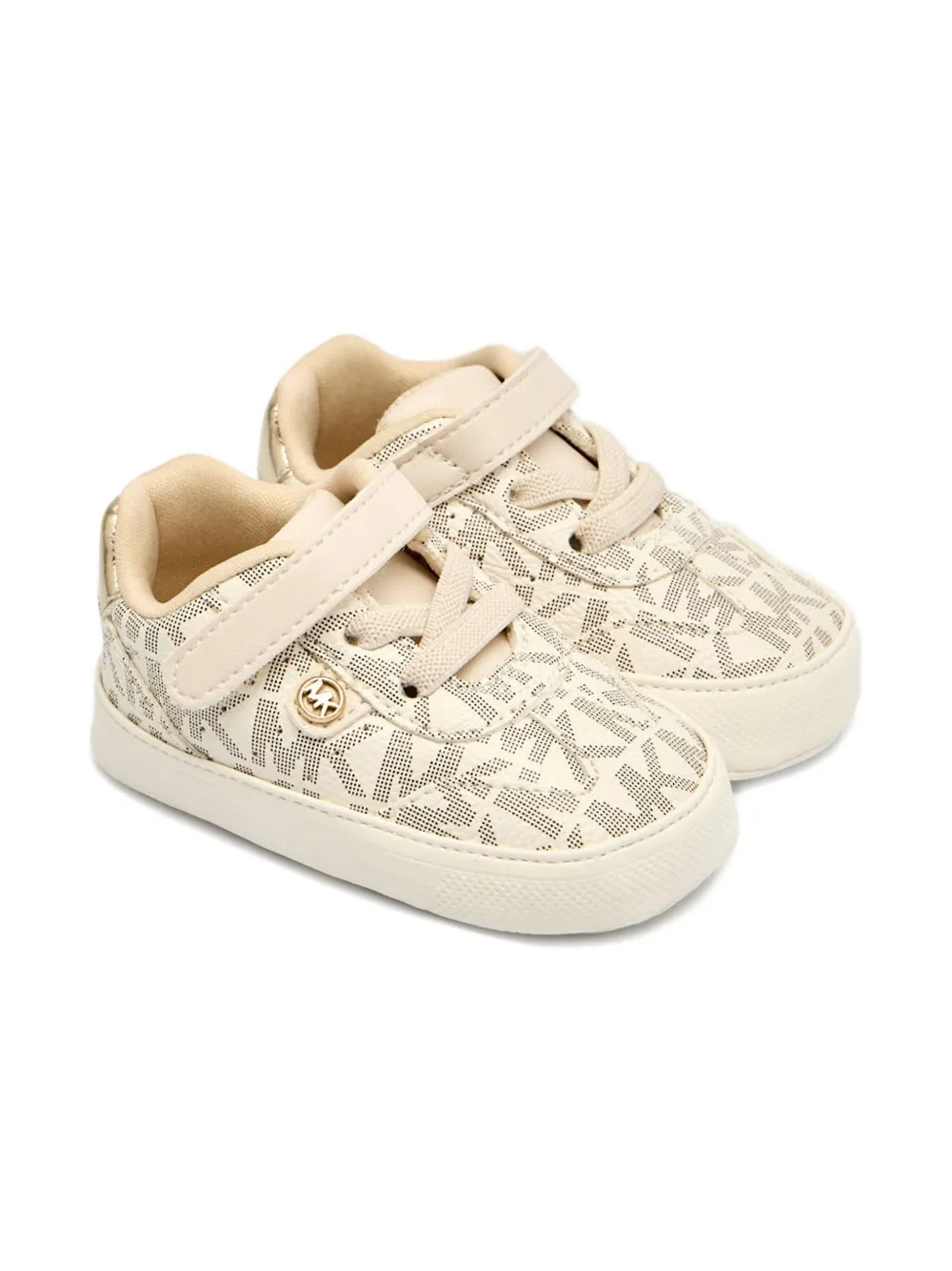 Michael Kors Kids Sneakers met logoprint Beige