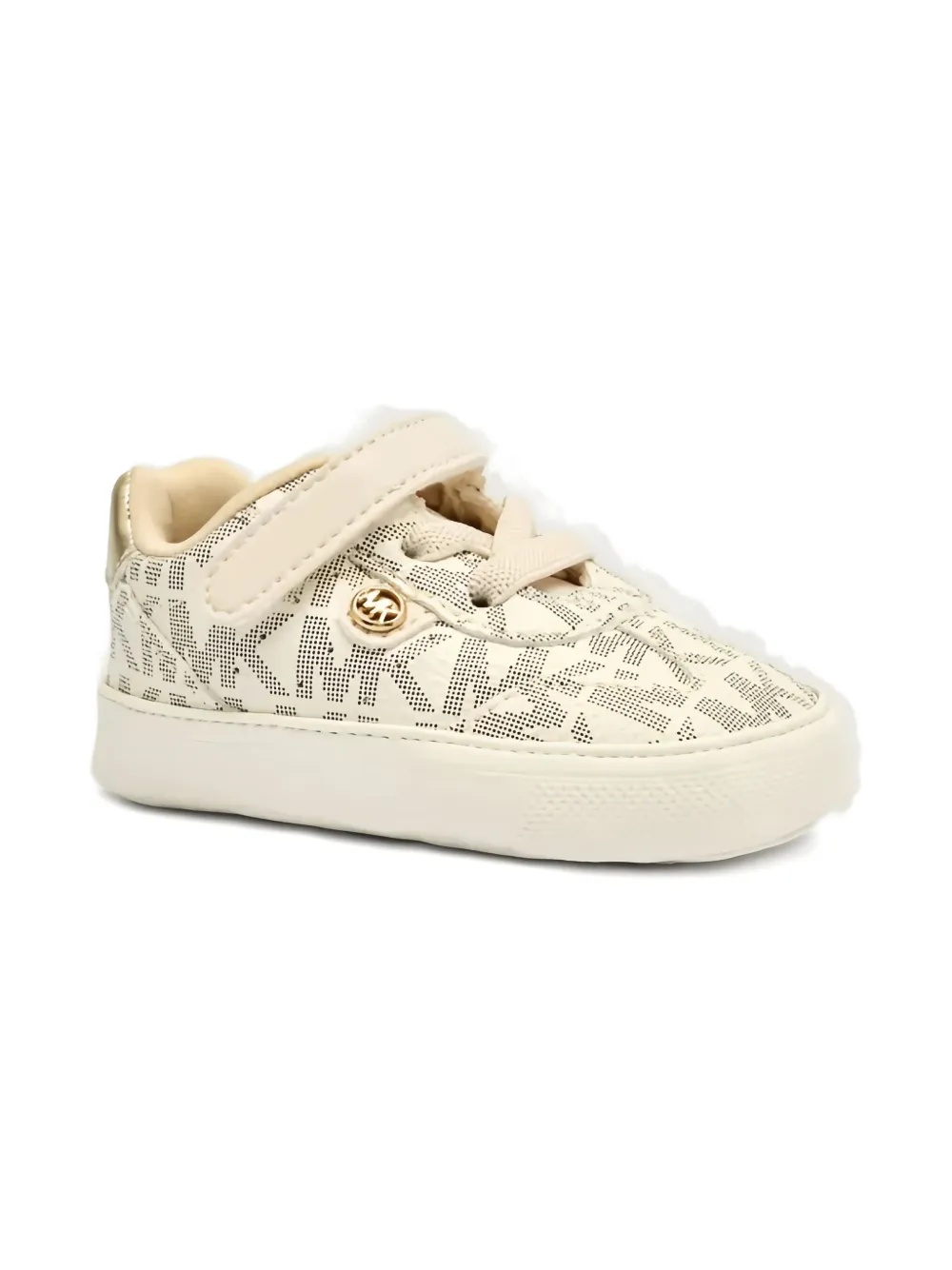 Michael Kors Kids logo-print sneakers - Beige