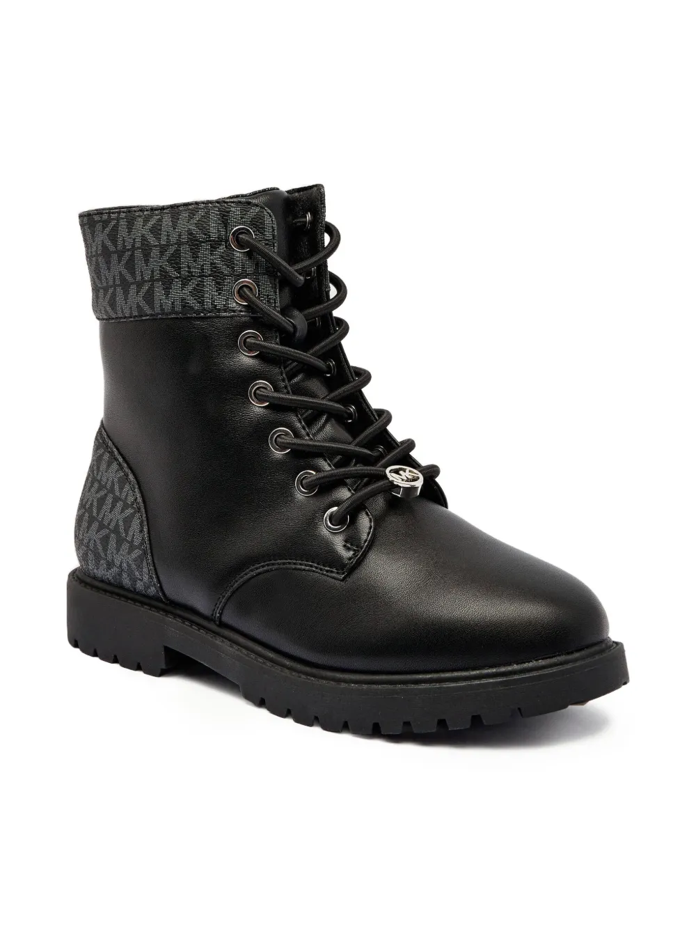 Michael Kors Kids lace-up logo boots | Black | Image 1