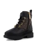 Michael Kors Kids lace-up buckle boots - Black