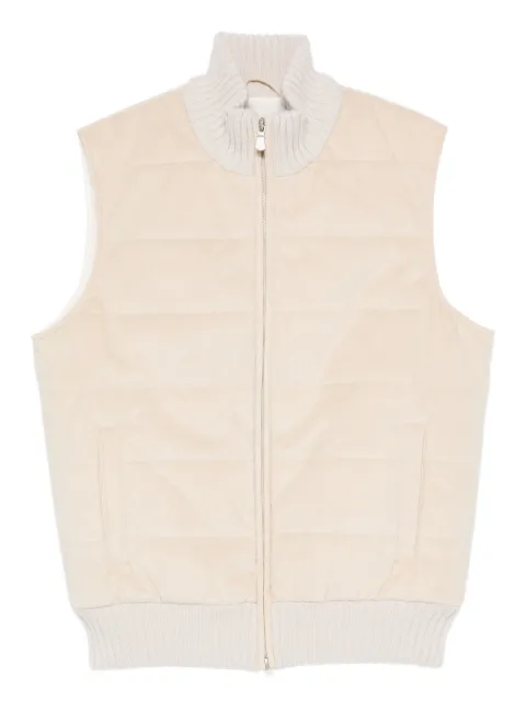GIUUNO zip-up padded gilet
