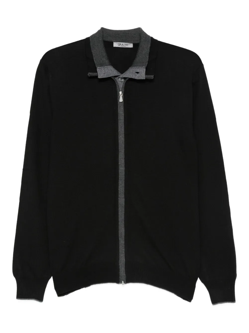 GIUUNO cardigan à design superposé | noir | Image 1
