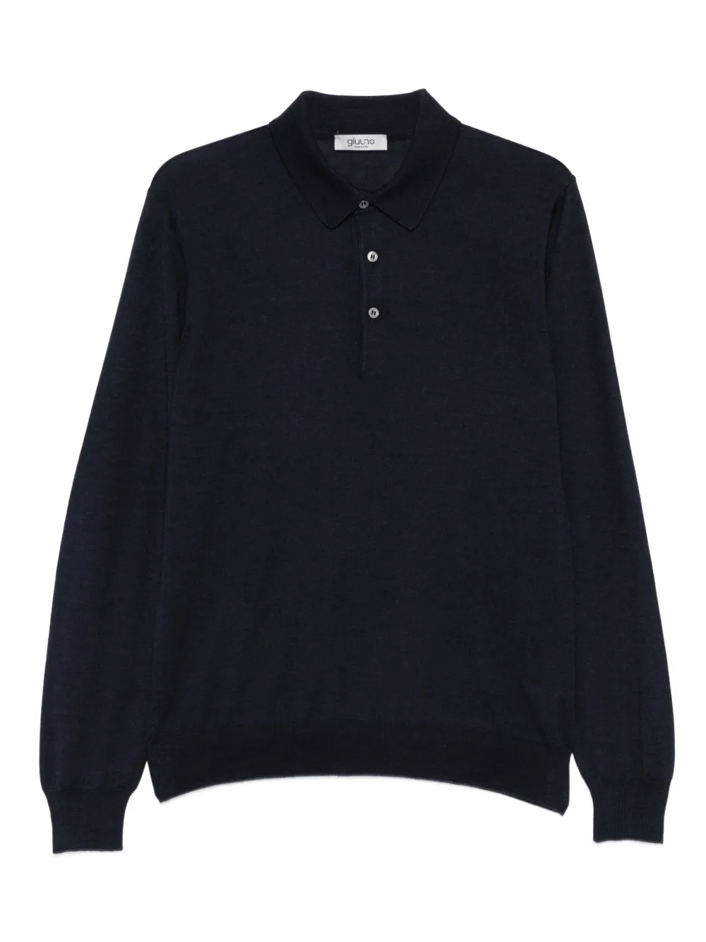 GIUUNO long-sleeve polo shirt | Blue | Image 1