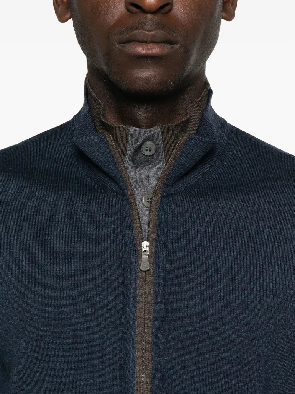 Giuuno Jacke Mit Reissverschluss In Blue