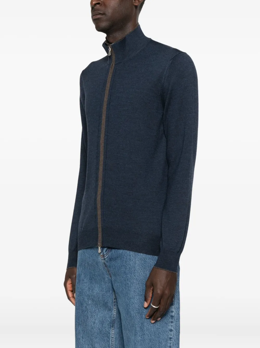 Giuuno Jacke Mit Reissverschluss In Blue