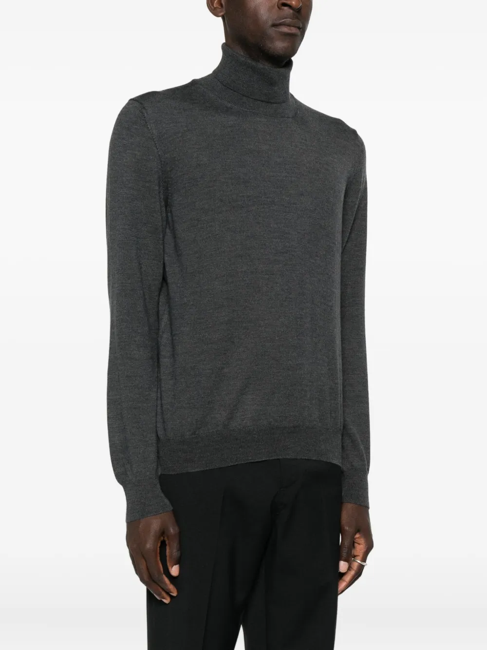 Giuuno Fine-knit Jumper In Gray