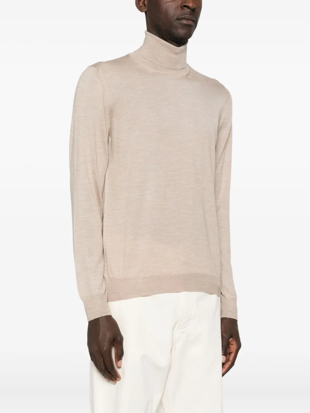 Giuuno Roll-neck Sweater In Brown