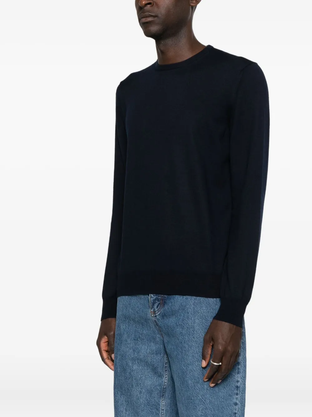  Giuuno Crew-neck Sweater - Blue 