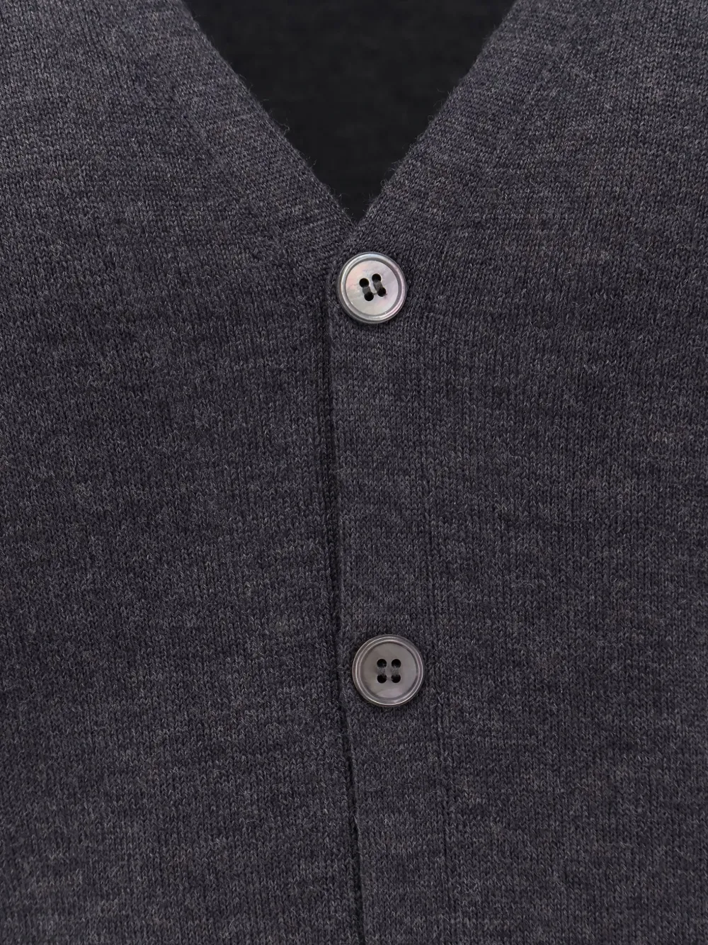 Giuuno V-neck Button Cardigan In Gray