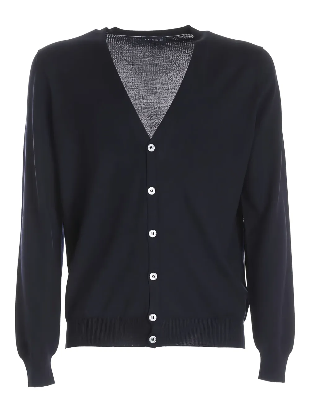 PAOLO FIORILLO CAPRI V-neck button cardigan | Black | Image 1