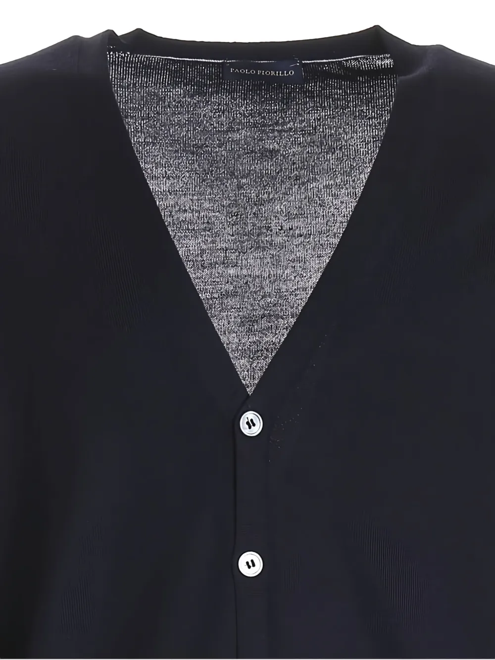 Paolo Fiorillo Capri V-neck Button Cardigan In Blue