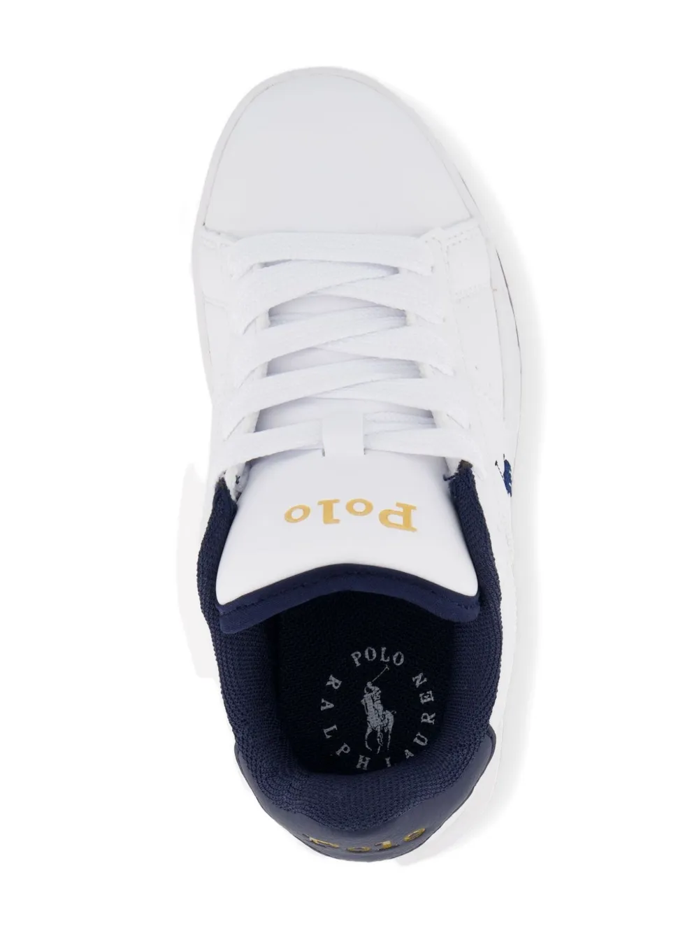 Polo Ralph Lauren Knollan Logo-embroidered Sneakers In White
