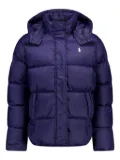 POLO RALPH LAUREN KIDS hooded puffer coat - Blue