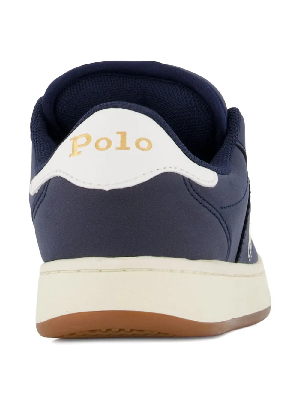 POLO RALPH LAUREN KIDS Knollan sneakers met geborduurd logo Blauw