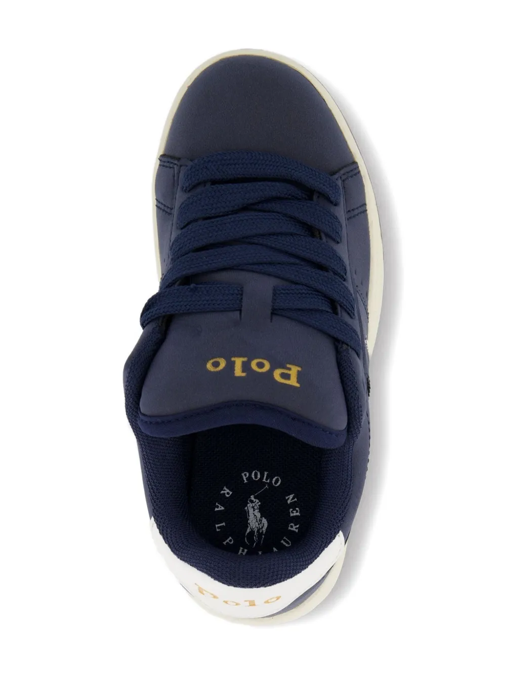 POLO RALPH LAUREN KIDS Knollan sneakers met geborduurd logo Blauw
