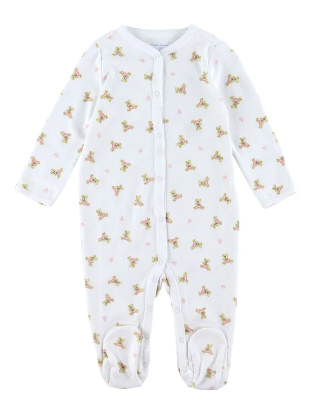 Polo Ralph Lauren Baby Girls 2-piece Printed Hoodie And Pants Set In Neutral