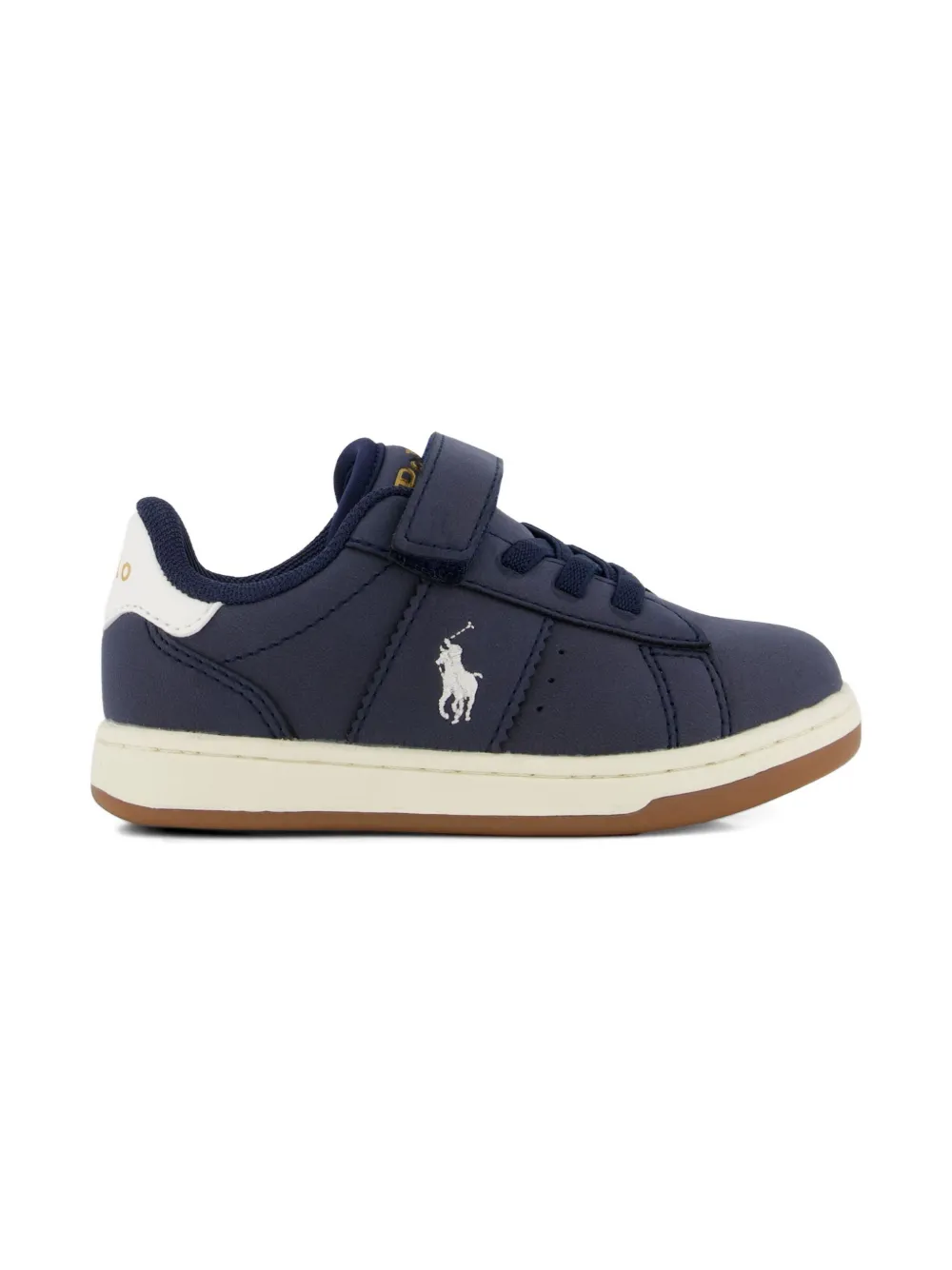 POLO RALPH LAUREN KIDS Gewatteerde sneakers met bandje - Blauw