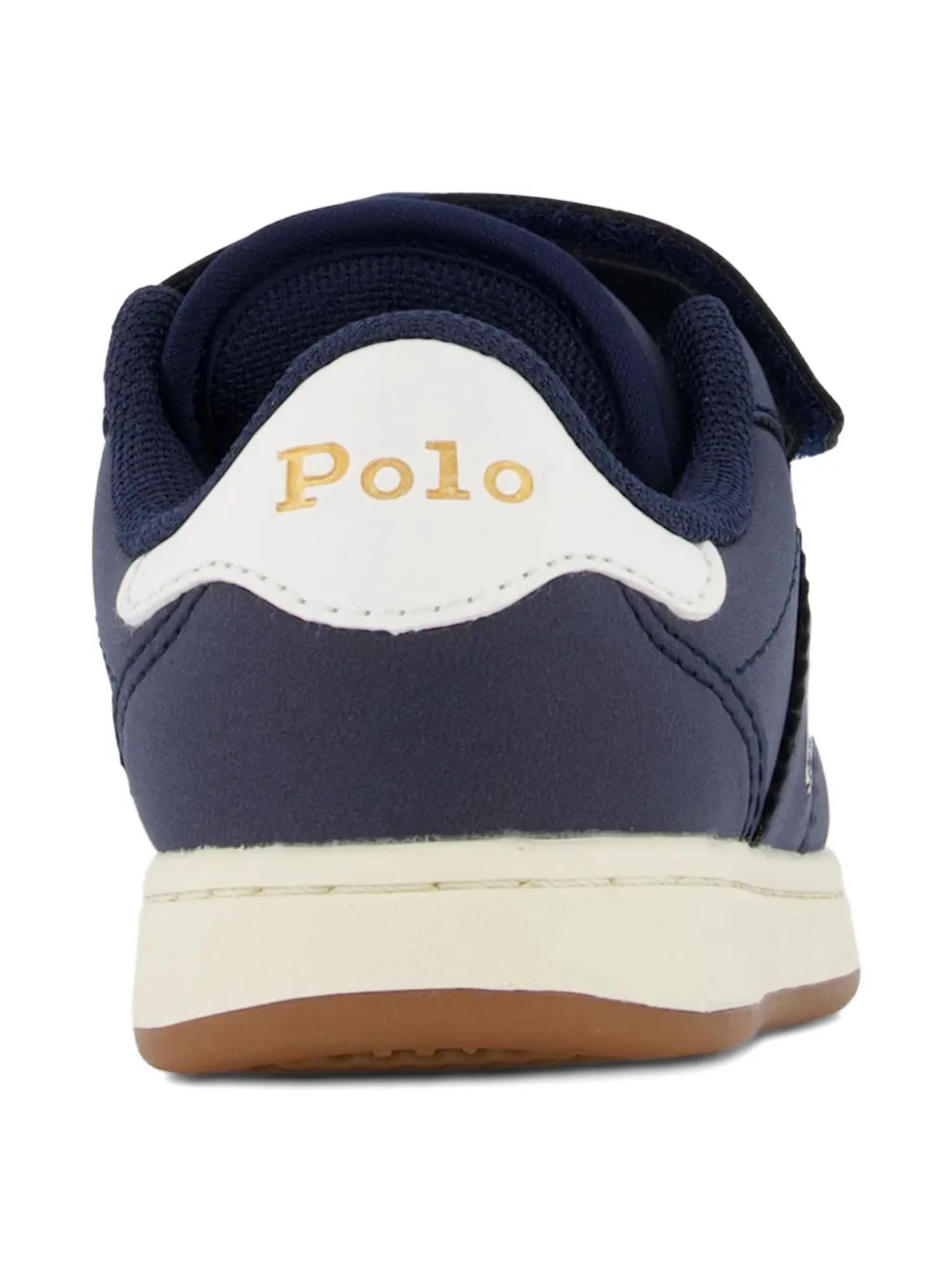 Polo Ralph Lauren Strap-detail Padded Sneakers In Blue
