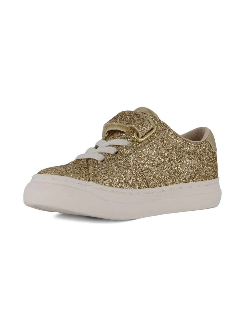 POLO RALPH LAUREN KIDS Sneakers met glitters Goud