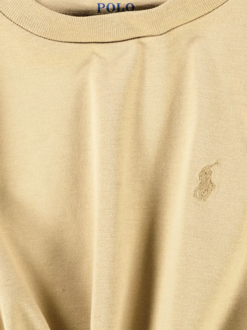 POLO RALPH LAUREN KIDS T-shirt met geborduurd logo Beige