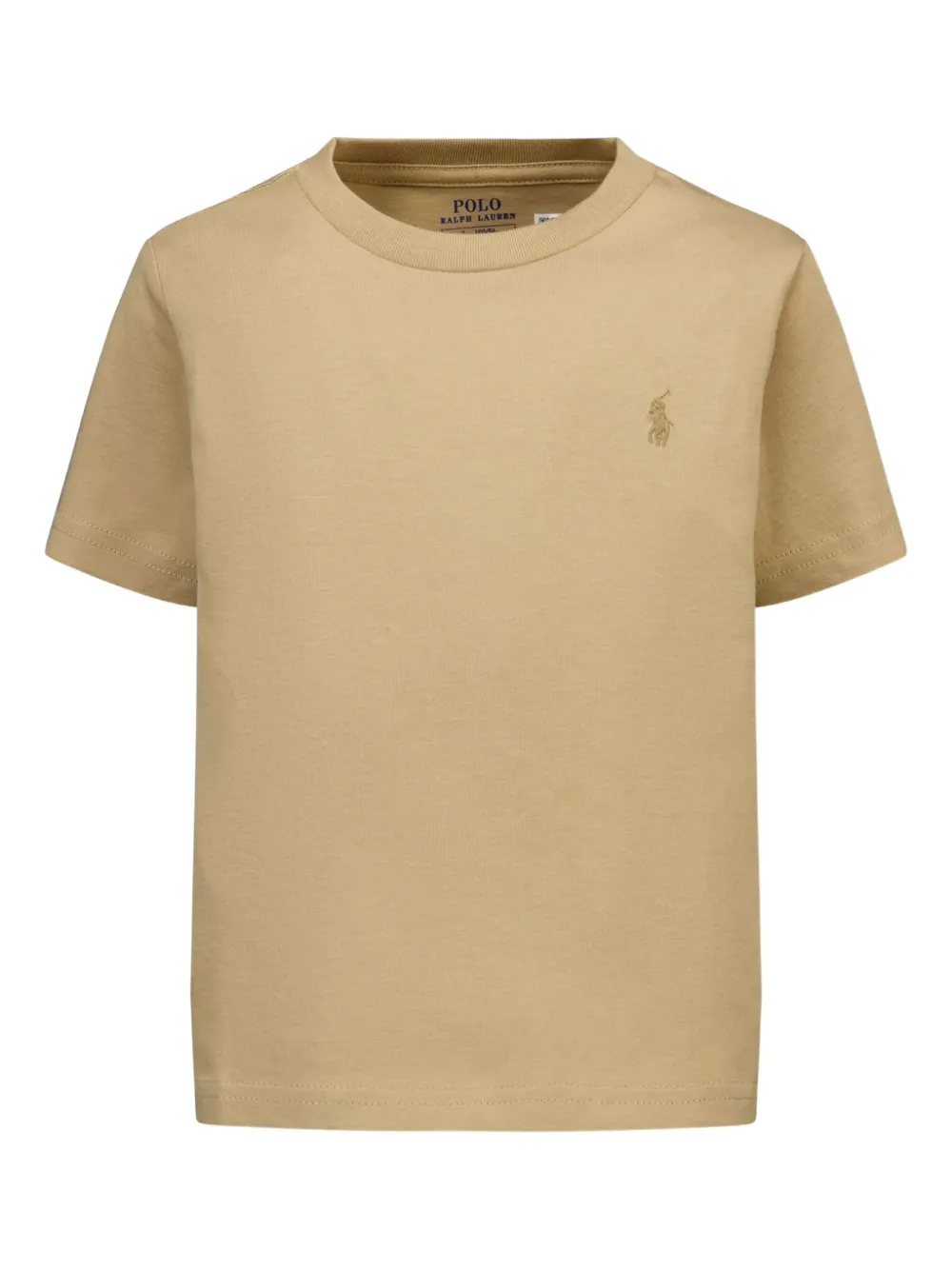 POLO RALPH LAUREN KIDS logo-embroidered T-shirt | Neutrals | Image 1