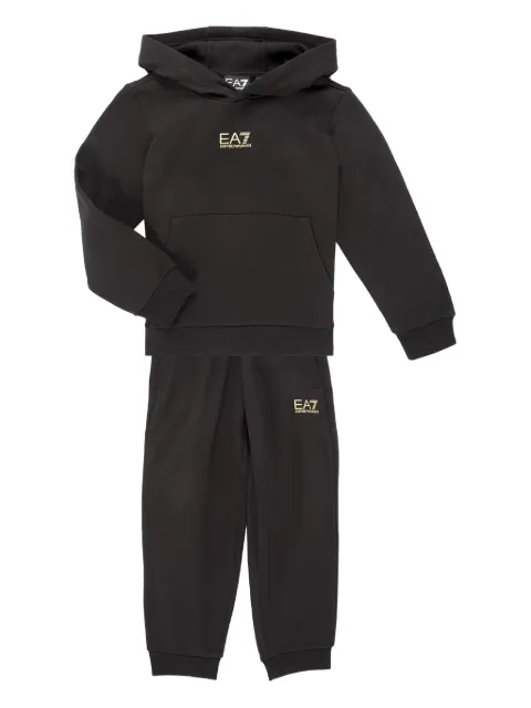 Emporio Armani Kids logo-print tracksuit set