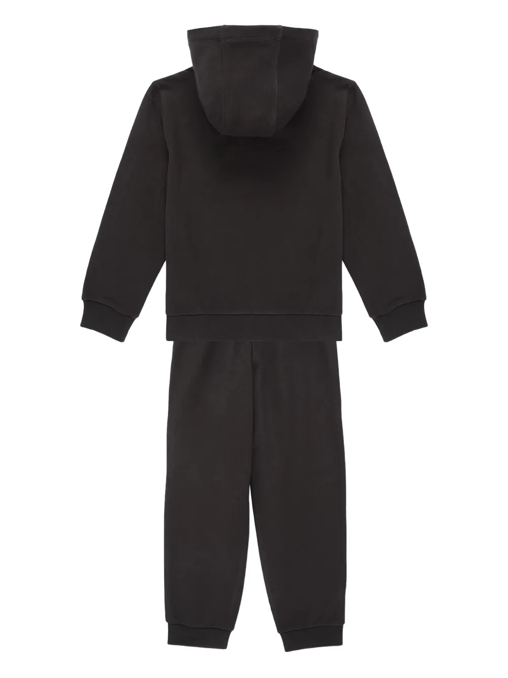 Emporio Armani Logo-print Tracksuit Set In Black
