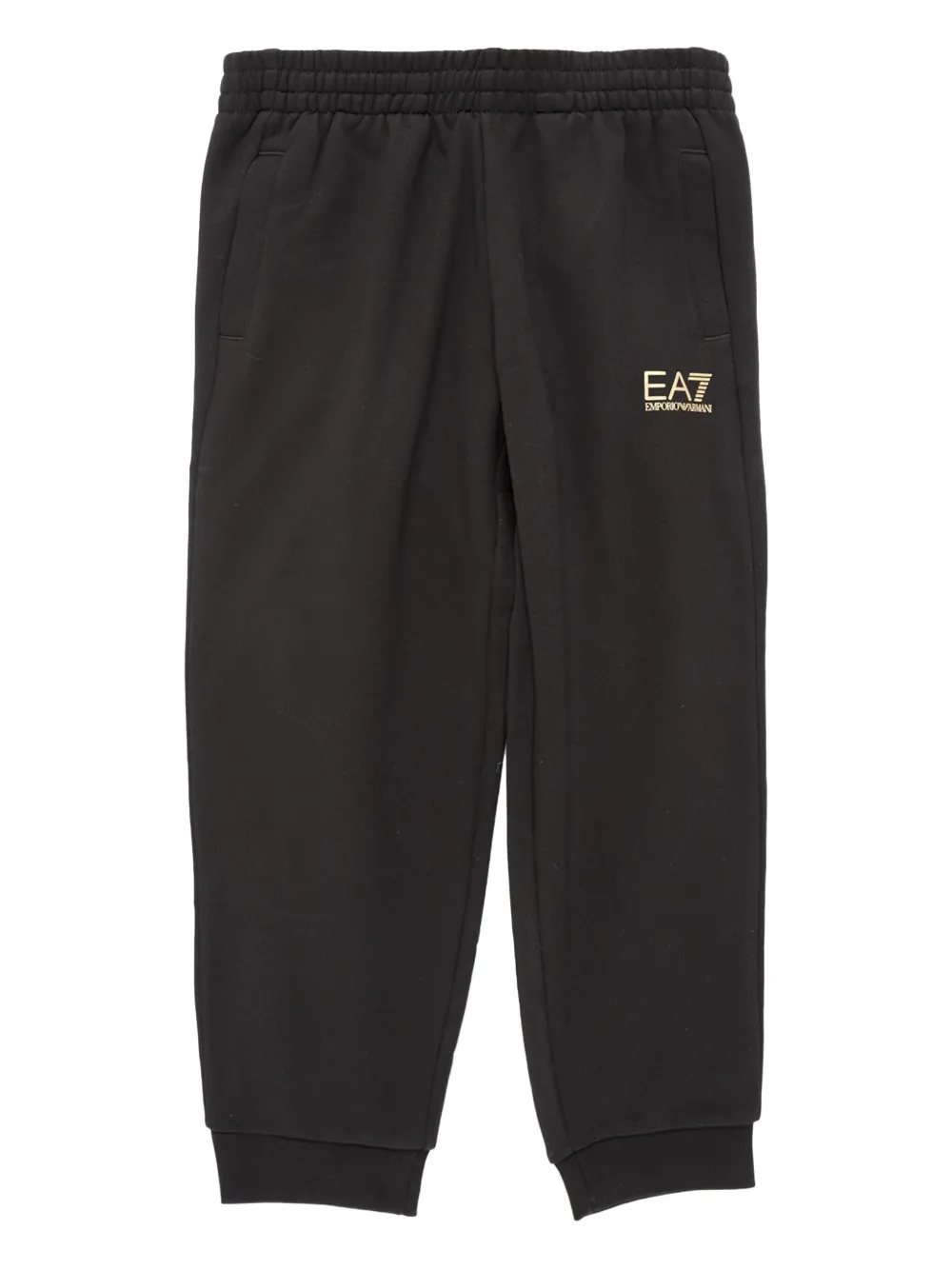 Emporio Armani Logo-print Tracksuit Set In Black